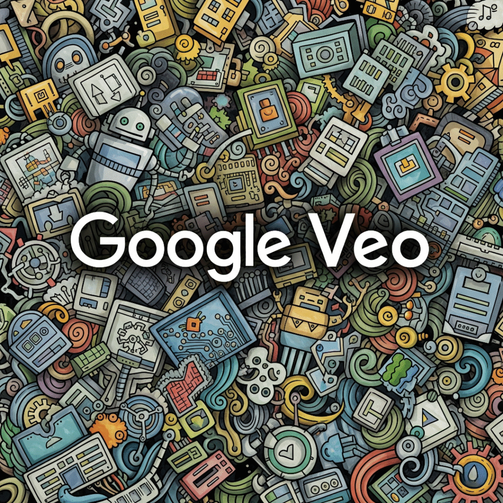 Google Veo (cartoonish representation of the technology)
